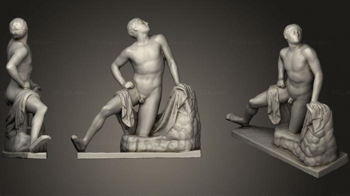 Statues antique and historical (Niobid 33, STKA_1456) 3D models for cnc
